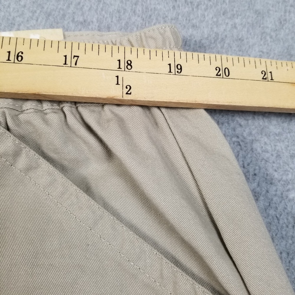 Outdoor Life Cargo Shorts Mens 40 Khaki Tan Cotton Elastic Waist Casual Utility - Picture 9 of 15